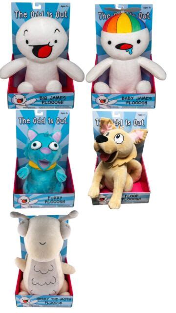 Plush Odd Ones Out Set Of 5 Ploosh Figures Exclusive Collector .